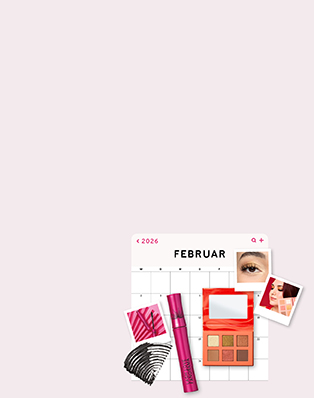 Ein Kalenderblatt aus dem Februar mit einigen Produkten der Fa. Mary Kay